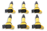 ACCEL 140630-6 Ignition Coil- Super Coil- Lexus/ Toyota- 6-Pack- Yellow