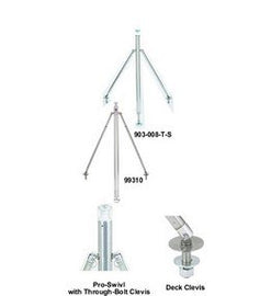 ATTWOOD MARINE 903-009-S 44'S.S.SKI PYLON W/SWIVL