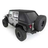 Smittybilt 9073135K Bowless Combo Top Kit w/ Tinted Windows - Black Diamond (07-18 JK)