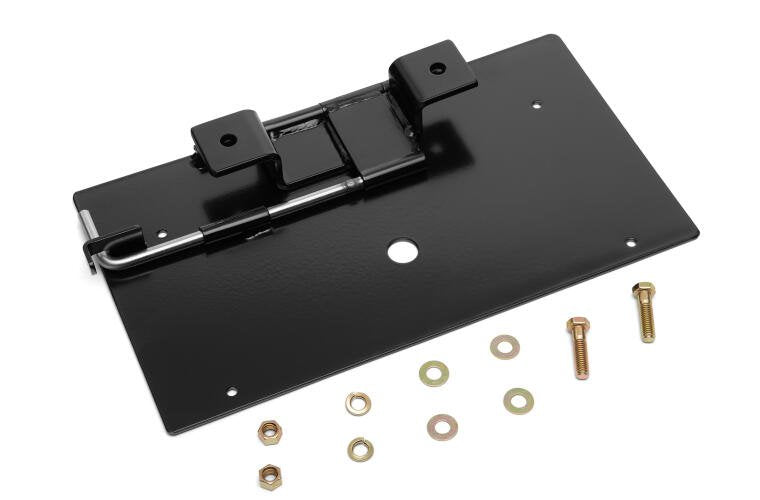 RealTruck Backrack 91002RECF Utility Light Bracket; Universal; Folding; 16in. X 7in. Rectangle, Center Mount