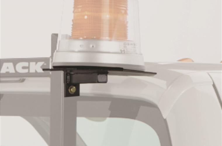 RealTruck Backrack 91003 Utility Light Bracket; Universal; 10.5 In. Base, Passenger Side