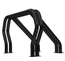Load image into Gallery viewer, Go Rhino 9109370DDB Bed Bars Complete Kit - Double Bar/Double Kicker (Between wheel wells) - Black