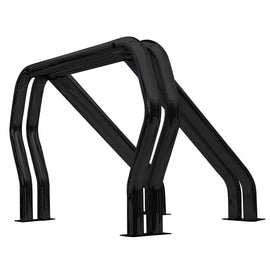 Go Rhino 9109370DDB Bed Bars Complete Kit - Double Bar/Double Kicker (Between wheel wells) - Black