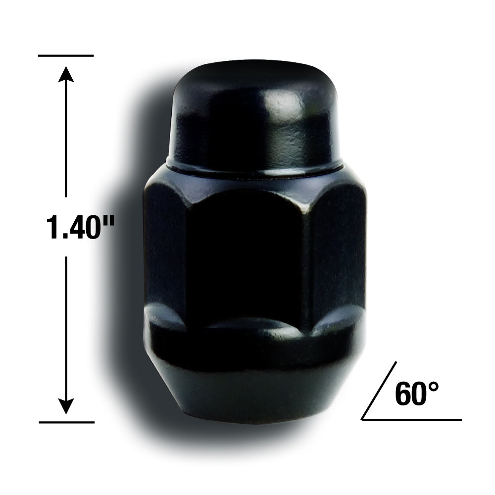 GORILLA 91187BCB LN BLKCHROME 1/2'BAG OF 4