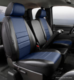 FIA SL68-27BLUE SL68-27RED SL68-27BLUE SL60 Series - Leatherlite Simulated Leather Custom Fit Front Seat Cover- Blue