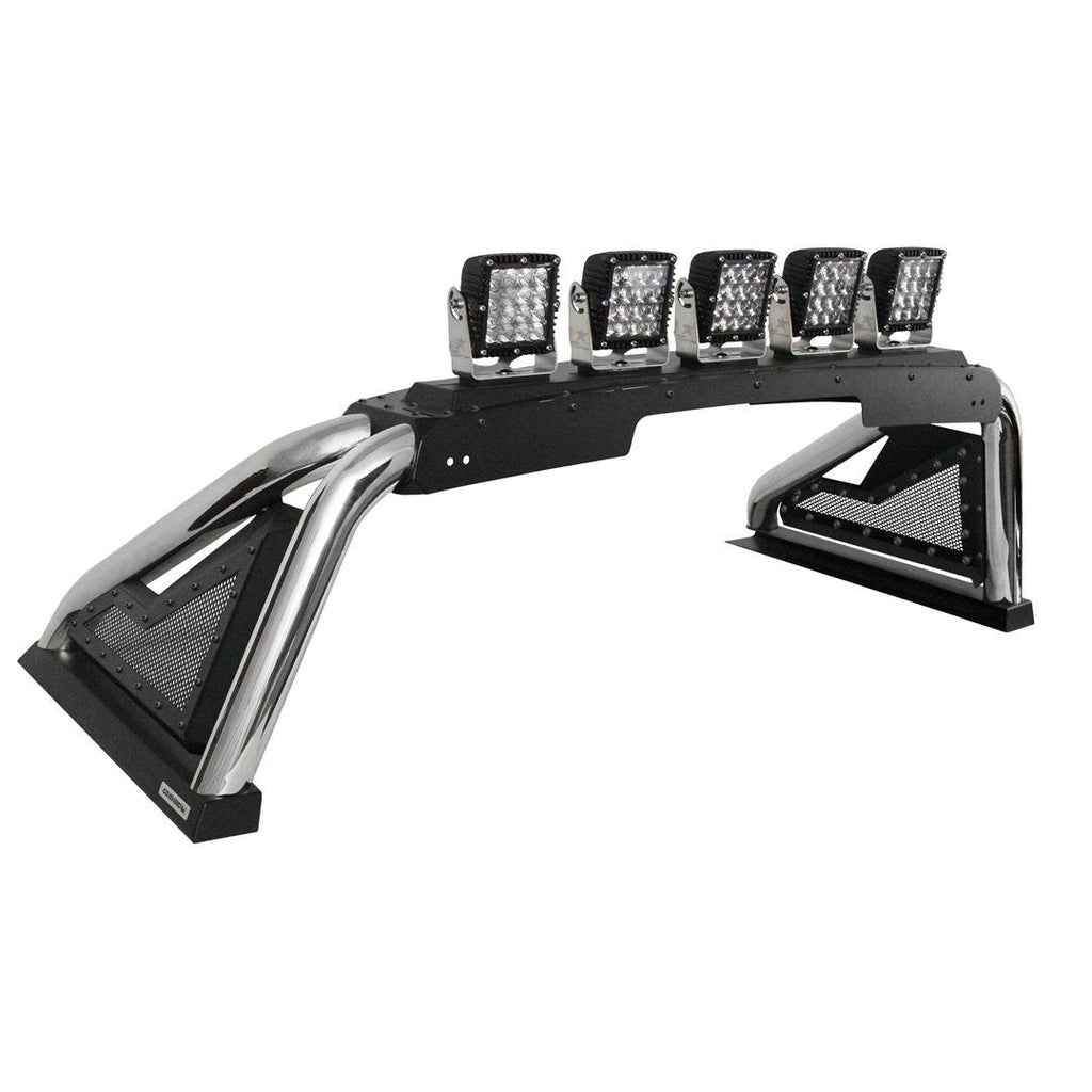 Go Rhino 915600PS Powered light bar mount is compatible with most tonneau covers