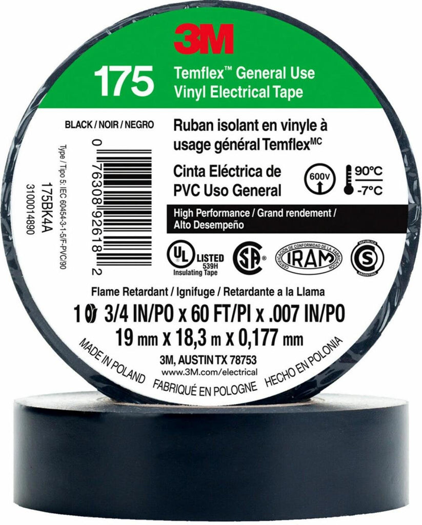 3M 92618 TEMFLEX VINYL ELECTRICAL TAPE