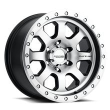 Load image into Gallery viewer, Aluminum Wheels 17x9 Avenger 929M Machined Silver -12 Offset 8 on 165.1 Bolt Pattern 130.81 Bore Raceline