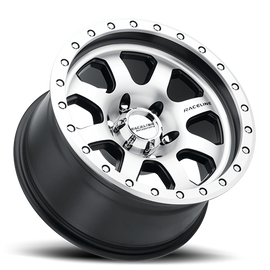 Aluminum Wheels 17x9 Avenger 929M Machined Silver -12 Offset 8 on 165.1 Bolt Pattern 130.81 Bore Raceline