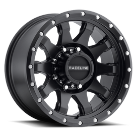 Aluminum Wheels 20x10 Clutch 934B Black Multi Spoke -19 Offset 8 on 165.1 Bolt Pattern 125.2 Bore Raceline