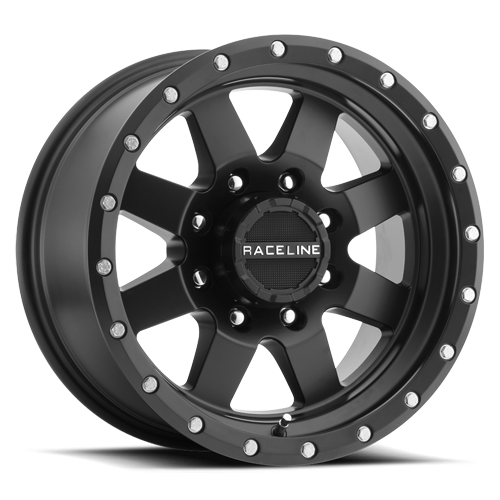 Aluminum Wheels 20x9 Defender 935B Satin Black Multi Spoke -12 Offset 8 on 165.1 Bolt Pattern 130.81 Bore Raceline