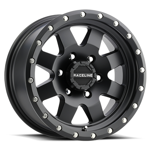 Aluminum Wheels 17x9 Defender 935B Satin Black Multi Spoke 0 Offset 6 on 135 Bolt Pattern 94 Bore Raceline