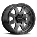 Raceline 935G-89055-12 Aluminum Wheels 18x9 Defender 935G Gunmetal Gray Multi Spoke -12 Offset 5 on 139.7 Bolt Pattern 107.95 Bore Raceline