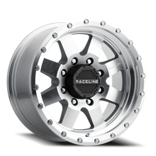 Load image into Gallery viewer, Aluminum Wheels 17x9 Defender 935MC Machined Silver 0 Offset 5 on 127 Bolt Pattern 83.82 Bore Raceline