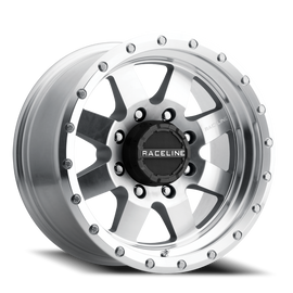 Aluminum Wheels 17x9 Defender 935MC Machined Silver 0 Offset 8 on 170 Bolt Pattern 130.81 Bore Raceline