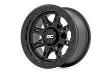 Load image into Gallery viewer, Rough Country 94 Series Wheel | UTV | Matte Black | 14x7 | 4x156 | +10mm
