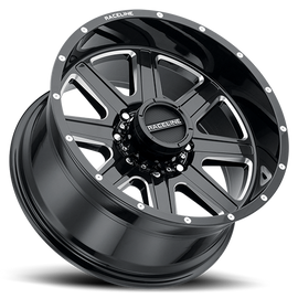 Aluminum Wheels 18x9 Hostage 940M Milled Gloss Black -12 Offset 8 on 170 Bolt Pattern 125.2 Bore Raceline