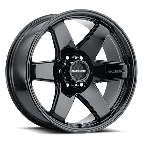 Aluminum Wheels 17x9 Addict 942B Gloss Black Multi Spoke 0 Offset 6 on 139.7 Bolt Pattern 106.1 Bore Raceline