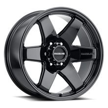 Load image into Gallery viewer, Aluminum Wheels 17x9 Addict 942B Gloss Black Multi Spoke 0 Offset 6 on 139.7 Bolt Pattern 106.1 Bore Raceline