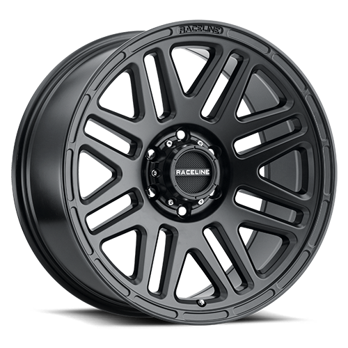 Aluminum Wheels 16x8 Outlander 944B Satin Black 0 Offset 8 on 165.1 Bolt Pattern 125.2 Bore Raceline