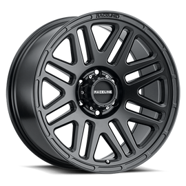 Aluminum Wheels 18x9 Outlander 944B Satin Black 0 Offset 8 on 165.1 Bolt Pattern 125.2 Bore Raceline
