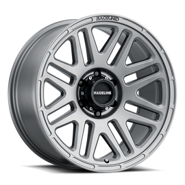 Aluminum Wheels 20x9 Outlander 944GS Greystone Gray -12 Offset 8 on 165.1 Bolt Pattern 125.2 Bore Raceline