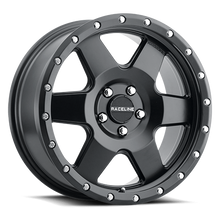 Load image into Gallery viewer, Aluminum Wheels 17x9 Boost 946B Satin Black 6 Spoke -12 Offset 5 on 127 Bolt Pattern 83.82 Bore Raceline