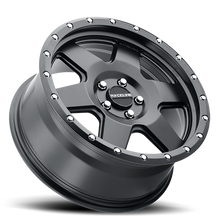 Load image into Gallery viewer, Aluminum Wheels 17x9 Boost 946B Satin Black 6 Spoke 0 Offset 5 on 139.7 Bolt Pattern 107.95 Bore Raceline