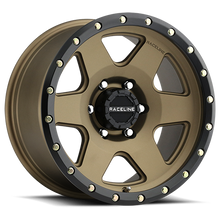 Load image into Gallery viewer, Aluminum Wheels 20x9 Boost 946BZ Satin Bronze 6 Spoke -12 Offset 8 on 165.1 Bolt Pattern 130.81 Bore Raceline