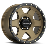 Raceline 946BZ-29081-12 Aluminum Wheels 20x9 Boost 946BZ Satin Bronze 6 Spoke -12 Offset 8 on 170 Bolt Pattern 130.81 Bore Raceline