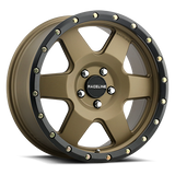 Raceline 946BZ-89050-12 Aluminum Wheels 18x9 Boost 946BZ Satin Bronze 6 Spoke -12 Offset 5 on 127 Bolt Pattern 83.82 Bore Raceline