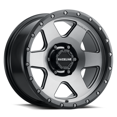 Aluminum Wheels 17x9 Boost 946G Satin Gunmetal Gray 6 Spoke 0 Offset 6 on 139.7 Bolt Pattern 107.95 Bore Raceline