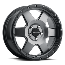 Load image into Gallery viewer, Aluminum Wheels 18x9 Boost 946G Satin Gunmetal Gray 6 Spoke -12 Offset 5 on 127 Bolt Pattern 83.82 Bore Raceline