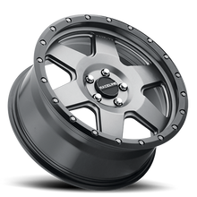 Load image into Gallery viewer, Aluminum Wheels 18x9 Boost 946G Satin Gunmetal Gray 6 Spoke -12 Offset 5 on 139.7 Bolt Pattern 107.95 Bore Raceline