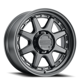 Raceline 947B-68081-06 Aluminum Wheels 16x8 Scout 947B Satin Black -6 Offset 8 on 170 Bolt Pattern 125.2 Bore Raceline