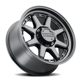 Aluminum Wheels 16x8 Scout 947B Satin Black -6 Offset 8 on 170 Bolt Pattern 125.2 Bore Raceline