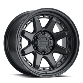 Aluminum Wheels 17x8.5 Scout 947B Satin Black 0 Offset 6 on 139.7 Bolt Pattern 106.1 Bore Raceline