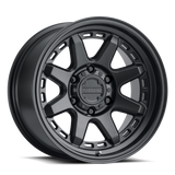 Raceline 947B-78560-00 Aluminum Wheels 17x8.5 Scout 947B Satin Black 0 Offset 6 on 139.7 Bolt Pattern 106.1 Bore Raceline