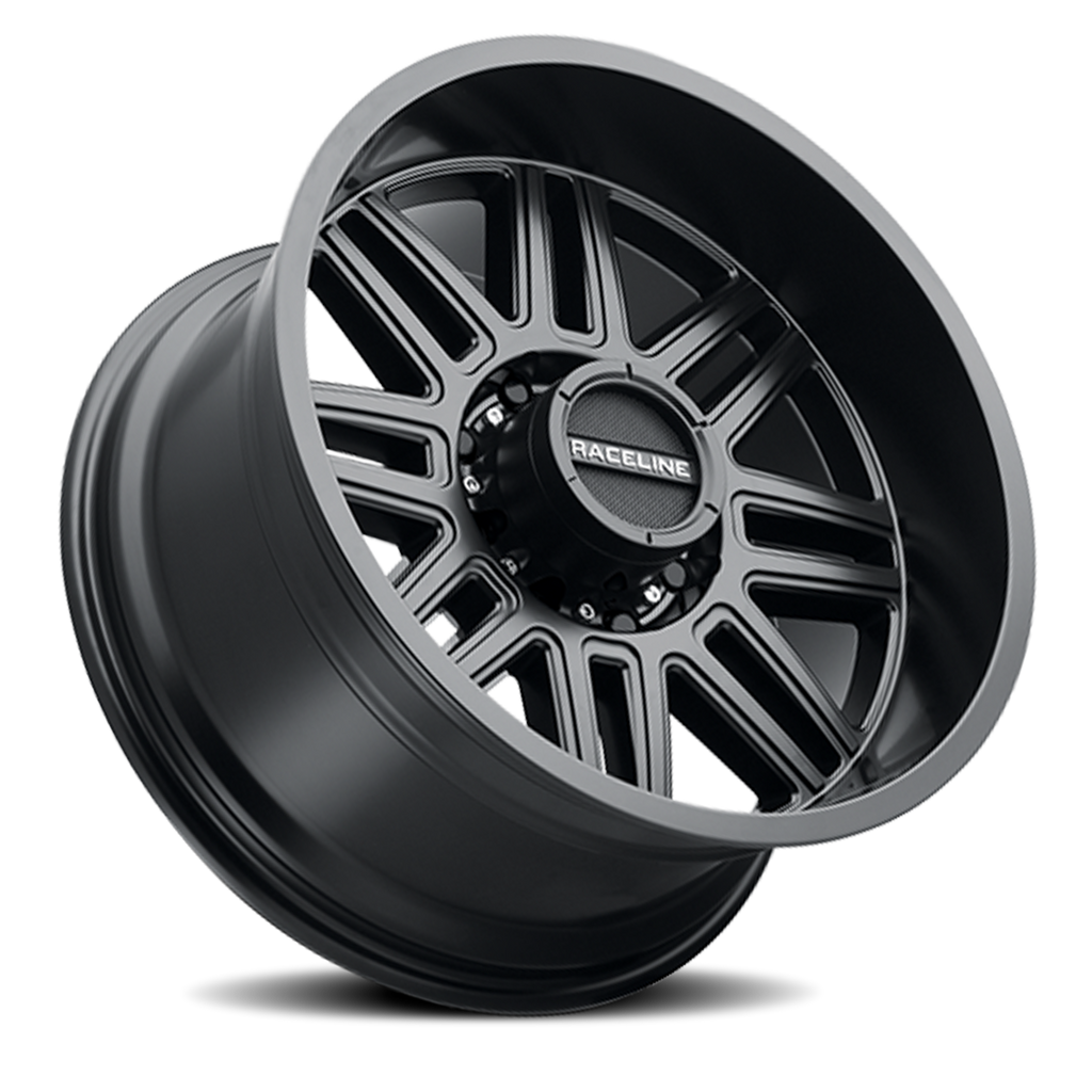 Aluminum Wheels 20x10 Split 948B Satin Black -19 Offset 5 on 127 Bolt Pattern 78.1 Bore Raceline