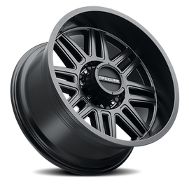 Aluminum Wheels 16x8 Split 948B Satin Black 0 Offset 8 on 165.1 Bolt Pattern 125.2 Bore Raceline