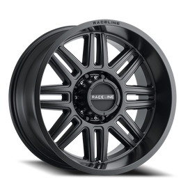 Aluminum Wheels 16x8 Split 948B Satin Black -6 Offset 8 on 170 Bolt Pattern 125.2 Bore Raceline