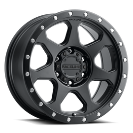 Aluminum Wheels 17x8.5 7X 949B Satin Black 0 Offset 5 on 150 Bolt Pattern 110.3 Bore Raceline
