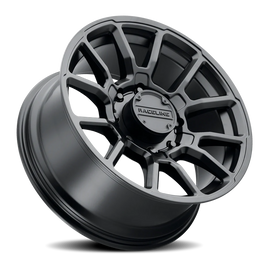 Aluminum Wheels 16x8 Gauge 950B Satin Black Multi Spoke 0 Offset 8 on 165.1 Bolt Pattern 125.2 Bore Raceline