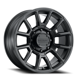 Aluminum Wheels 16x8 Gauge 950B Satin Black Multi Spoke -6 Offset 8 on 170 Bolt Pattern 125.2 Bore Raceline