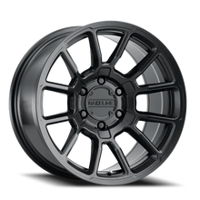 Load image into Gallery viewer, Aluminum Wheels 17x9 Gauge 950B Satin Black Multi Spoke -12 Offset 6 on 139.7 Bolt Pattern 106.1 Bore Raceline