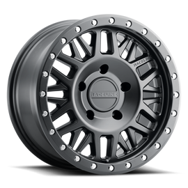 Aluminum Wheels 17x9 Ryno 951B Satin Black -12 Offset 8 on 165.1 Bolt Pattern 130.8 Bore Raceline