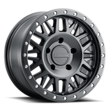 Raceline 951B-79080-12 Aluminum Wheels 17x9 Ryno 951B Satin Black -12 Offset 8 on 165.1 Bolt Pattern 130.8 Bore Raceline