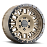 Raceline 951BZ-79088-12 Aluminum Wheels 17x9 Ryno 951BZ Textured Bronze Gold -12 Offset 8 on 180 Bolt Pattern 124.2 Bore Raceline