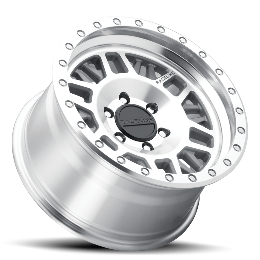 Aluminum Wheels 16x8 Ryno 951MC Machined Silver 0 Offset 5 on 139.7 Bolt Pattern 106.5 Bore Raceline
