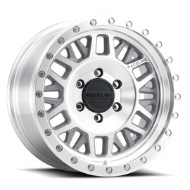 Aluminum Wheels 17x8.5 Ryno 951MC Machined Silver 0 Offset 5 on 127 Bolt Pattern 78.1 Bore Raceline